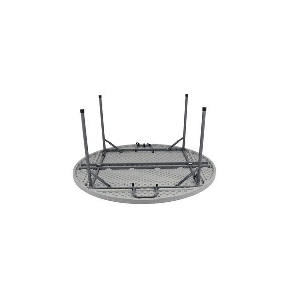 National Public Seating 60 in W, 5 ft. L, Plastic Top, Speckled Grey - CMFIH60R