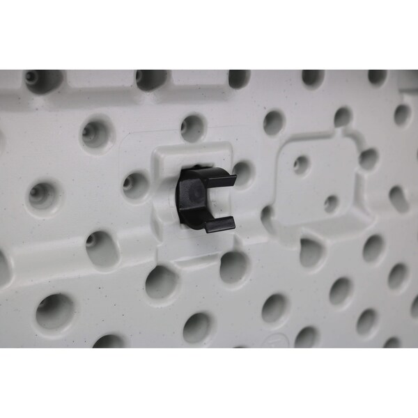 National Public Seating 60 in W, 5 ft. L, Plastic Top, Speckled Grey - CMFIH60R
