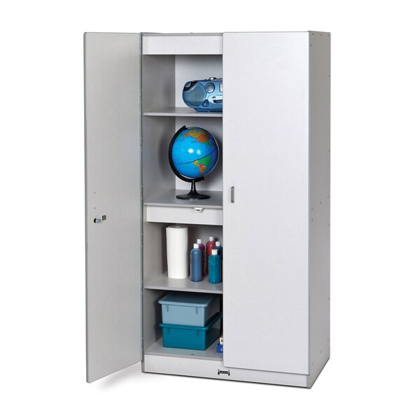 Jonti-Craft Rainbow Accents Storage Cabinet, Gray - 5950JC000