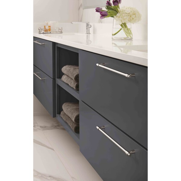 Amerock Destine 8-13/16 in 224 mm Center-to-Center Polished Chrome Cabinet Pull - BP3686126