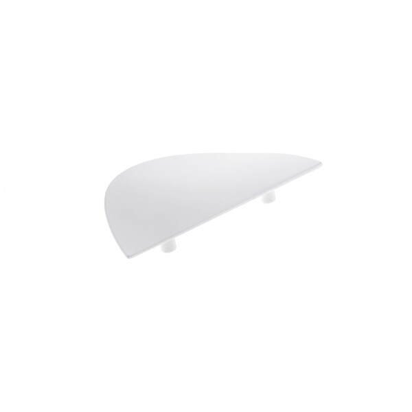 Richelieu 2 1/2 in (64 mm) Center-to-Center White Contemporary Cabinet Pull - 55566430