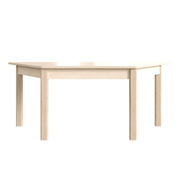 Flash Furniture 20.75 in W, 47 in L, 18 in H, Beechwood, Birch Plywood, Beech - MK-ME088017-GG