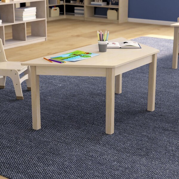 Flash Furniture 20.75 in W, 47 in L, 18 in H, Beechwood, Birch Plywood, Beech - MK-ME088017-GG