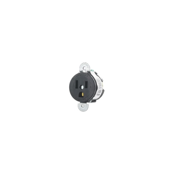 Leviton Electrical Receptacles 515R Short Strap Spec Grade Recep - 5258-SS
