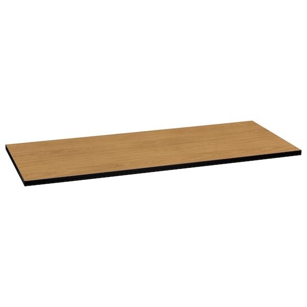 Hon Rectangle Table Top, 60" W, 24" L, 1.13" H, Harvest/Black Top, High-Pressure Laminate - HMT2460G.N.C.P
