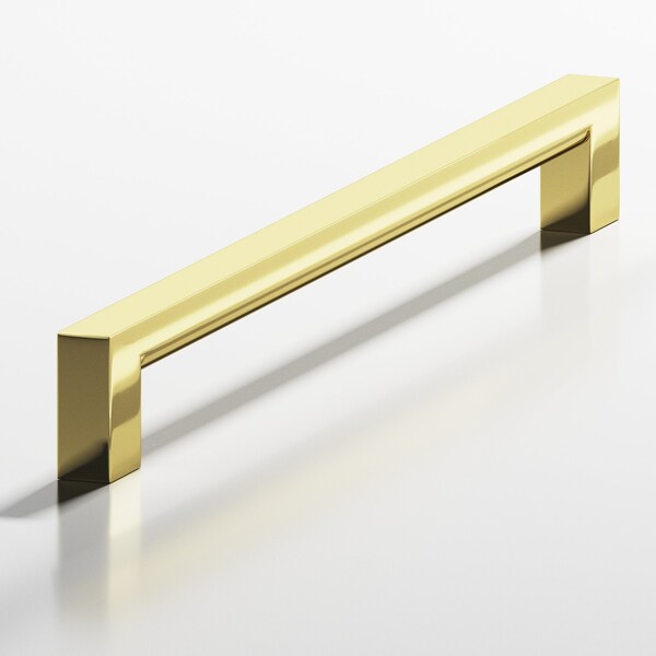 Colonial Bronze 745 Series 5in Center to Center Cabinet Pull Polished Brass Finish - 74553