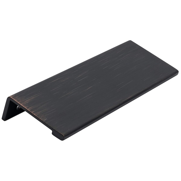 Designperfect 3-3/4'' Center-to-Center Tab Pull, Brushed Oil Rubbed Bronze - DPA-F423ORB