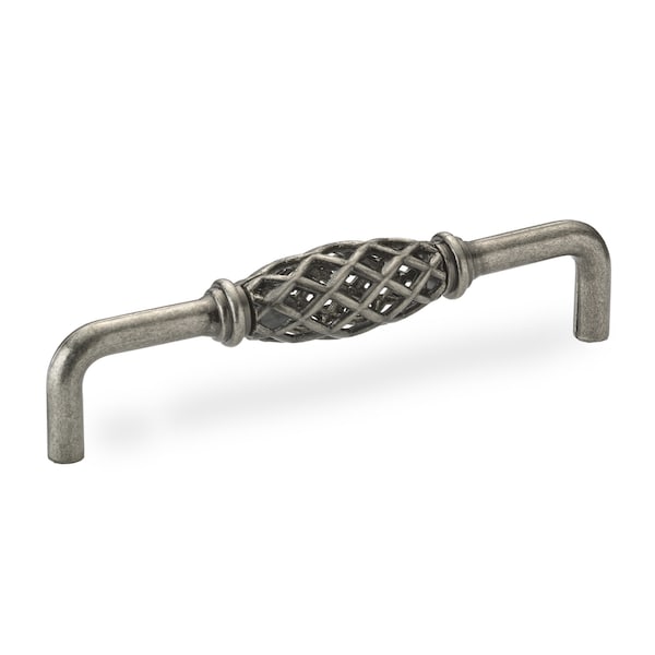 Richelieu 5-1/16 in. (128 mm) Center-to-Center Natural Iron Traditional Drawer Pull - BP767128908