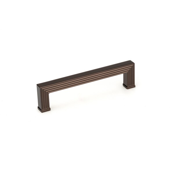 Richelieu 5-1/16 in. (128 mm) Center-to-Center Honey Bronze Transitional Drawer Pull - BP8788128HBRZ