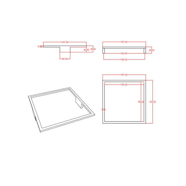 Richelieu 6 5/16 in (160 mm) Center-to-Center Brushed Nickel Contemporary Cabinet Pull - 1015160195
