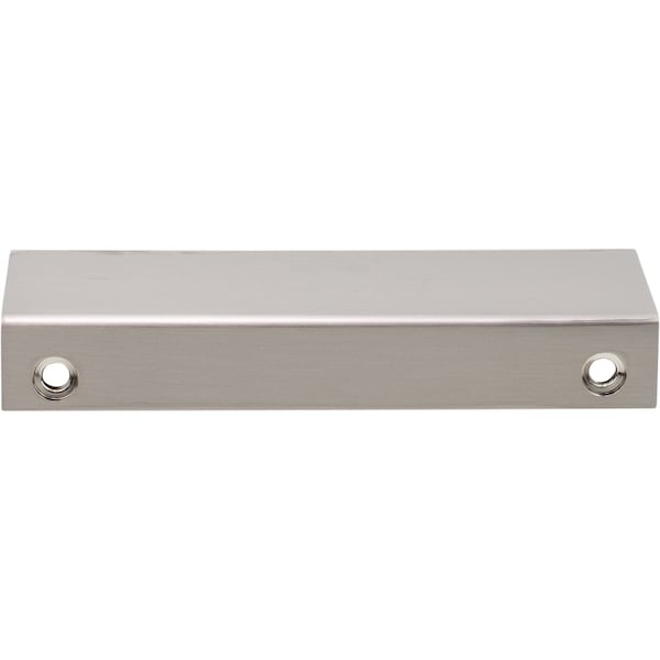Designperfect 3-3/4'' Center-to-Center Cabinet Tab Pull, Brushed Satin Nickel, 25PK - DPA25F423SNB