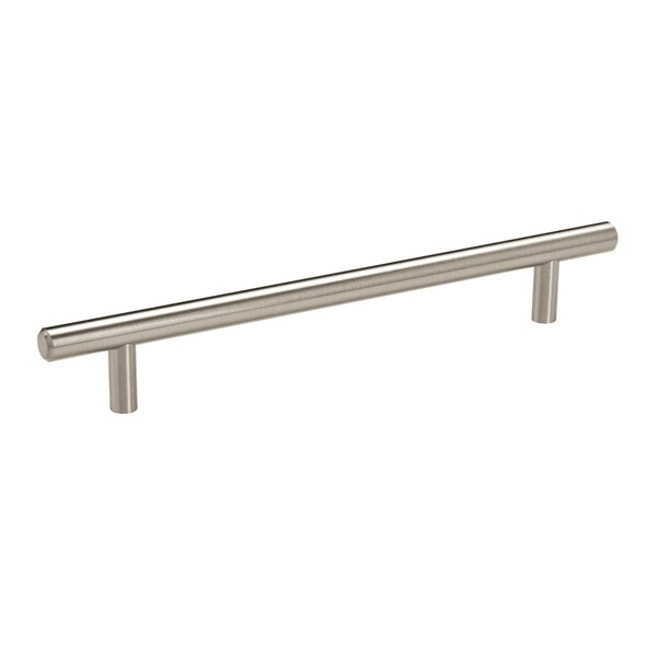 Amerock Bar Pulls 7 in 178 mm Center-to-Center Satin Nickel Cabinet Pull, 10PK - 10BX1178G10