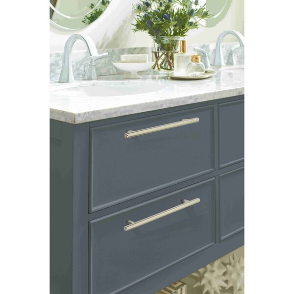 Amerock Bar Pulls 7 in 178 mm Center-to-Center Satin Nickel Cabinet Pull, 10PK - 10BX1178G10