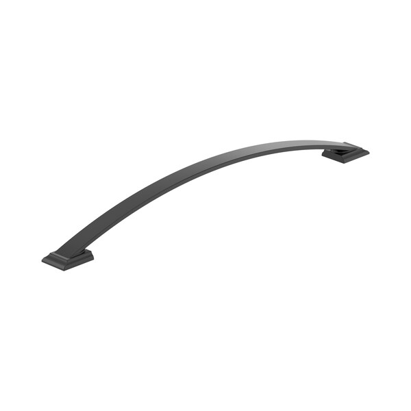 Amerock Candler 12-5/8 inch 320mm Center-to-Center Black Bronze Cabinet Pull - BP29353BBR