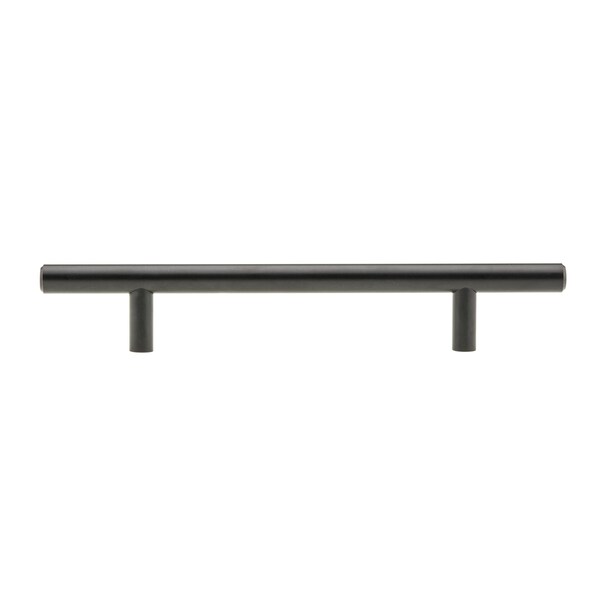 Richelieu 7 9/16 in (192 mm) Center-to-Center Matte Black Contemporary Drawer Pull - BP305192900