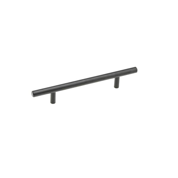 Richelieu 7 9/16 in (192 mm) Center-to-Center Matte Black Contemporary Drawer Pull - BP305192900