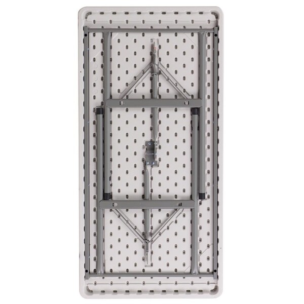 Atlas Commercial Products Titan Series 24W x 48L Granite White Plastic Folding Table - PFT23-2448