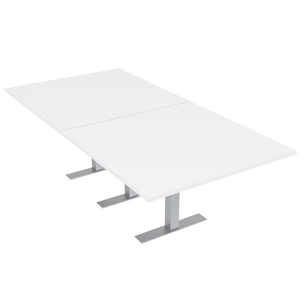 Skutchi Designs 45 in W, 96 in L, 29 in H, Engineered Wood Top, White - HAR-REC-48X95-T-XD09
