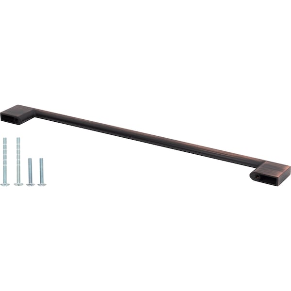 Designperfect 10-1/16'' Center-to-Center Handle Pull, Brushed Oil Rubbed Bronze, 10PK - DPA10S799ORB