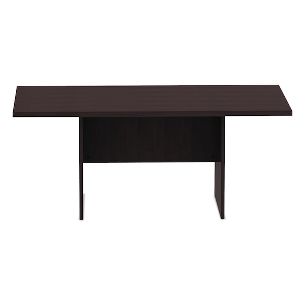 Alera Rectangle Conference Table, 70.78" W, 41.38" L, 29.5" H, Espresso Top, Woodgrain Laminate - ALEVA717242ES