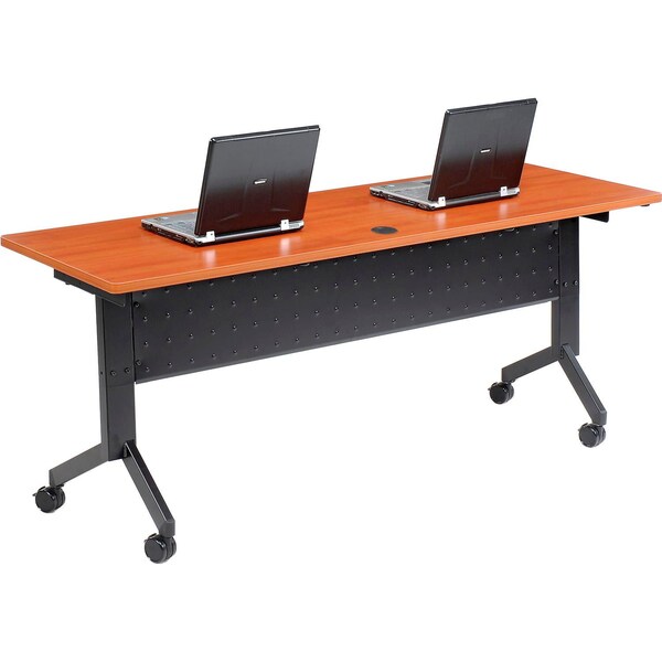 Interion By Global Industrial Flip-Top Table, 24 in W, 72 in L, 29-1/2 in H - 695125