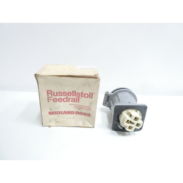 Russellstoll 4P 4W 60A AMP 480V-AC RECEPTACLE - FCF3124W