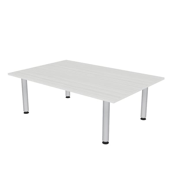 Skutchi Designs 47.25 in W, 71.5 in L, 29 in H, Engineered Wood Top, White - HAR-REC-48X72-PT-WC