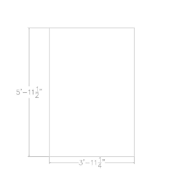 Skutchi Designs 47.25 in W, 71.5 in L, 29 in H, Engineered Wood Top, White - HAR-REC-48X72-T-WHCYPRESS