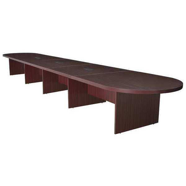 Regency Race Track Legacy Modular Conference Tables, 264 W, 52 L, 29 H, Wood Top, Mahogany - LCTRT26452MH