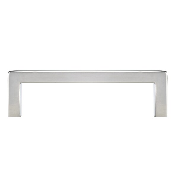 Richelieu 3 3/4 in (96 mm) Center-to-Center Polished Stainless Steel Contemporary Cabinet Pull - BP754496171