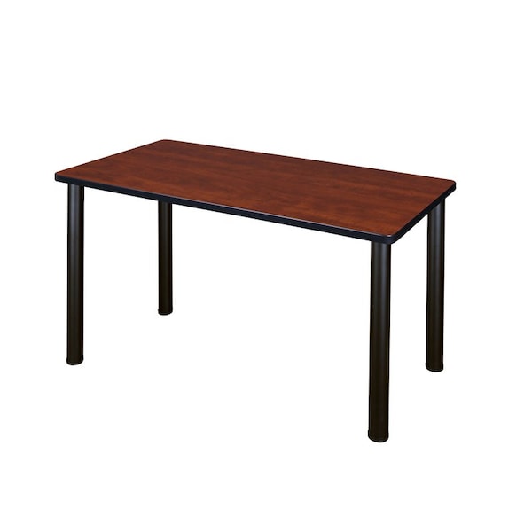 Regency Regency Kee 42 x 24 in. Training Seminar Table- Cherry Top, Black Legs - MT4224CHBPBK
