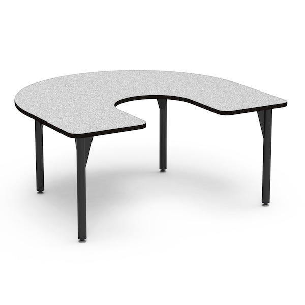 Virco 60 in. W, 66 in. L, 30 in. H, Grey Nebula Top / Black Edge - 50HORSE6030