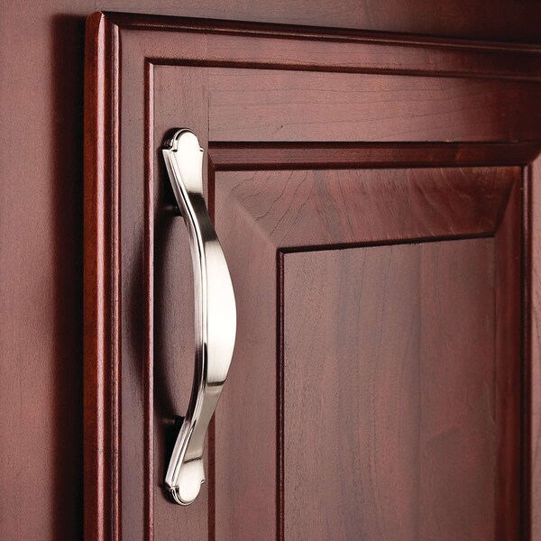 Elements By Hardware Resources 3" Center-to-Center Polished Chrome Gatsby Cabinet Pull - 3108PC