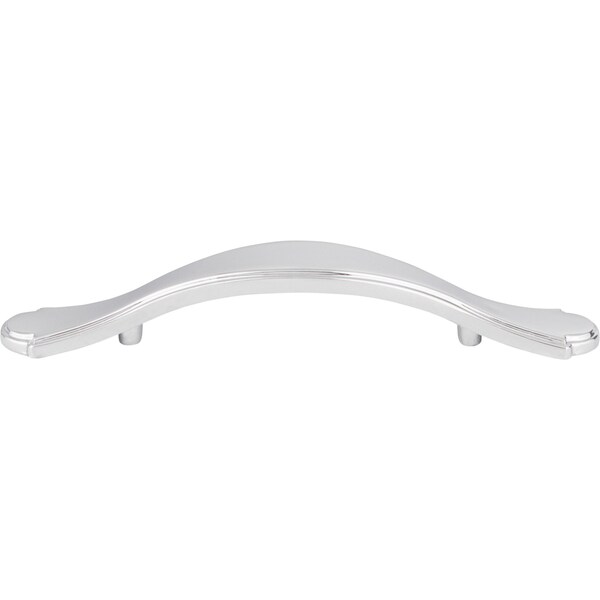 Elements By Hardware Resources 3" Center-to-Center Polished Chrome Gatsby Cabinet Pull - 3108PC