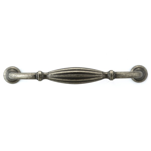 Richelieu 5-1/16 in. (128 mm) Center-to-Center Antique Iron Traditional Drawer Pull - BP80718128903