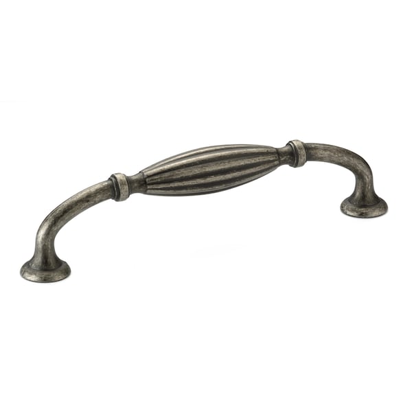 Richelieu 5-1/16 in. (128 mm) Center-to-Center Antique Iron Traditional Drawer Pull - BP80718128903