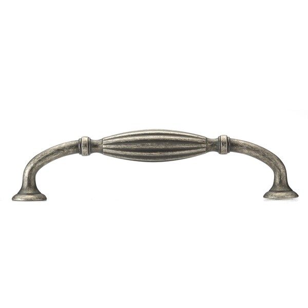 Richelieu 5-1/16 in. (128 mm) Center-to-Center Antique Iron Traditional Drawer Pull - BP80718128903