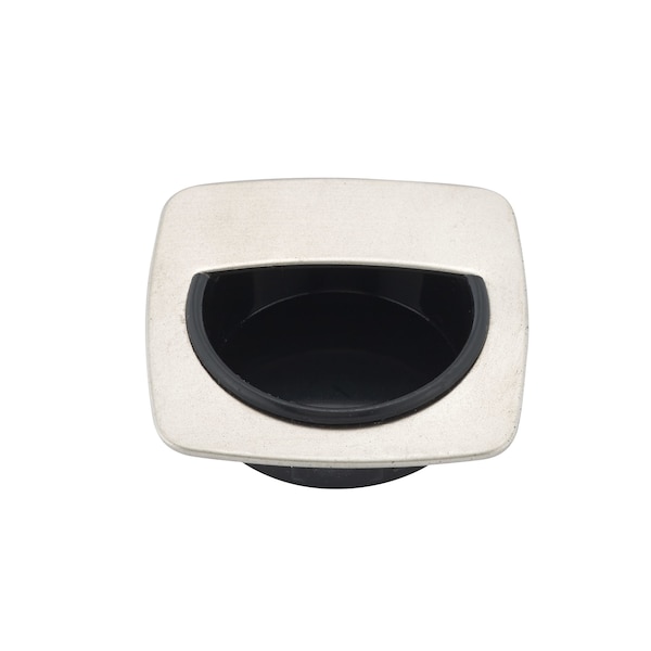 Richelieu 1 25/32 in (46 mm) Length Brushed Chrome Contemporary Drawer Recessed Pull - BP69175