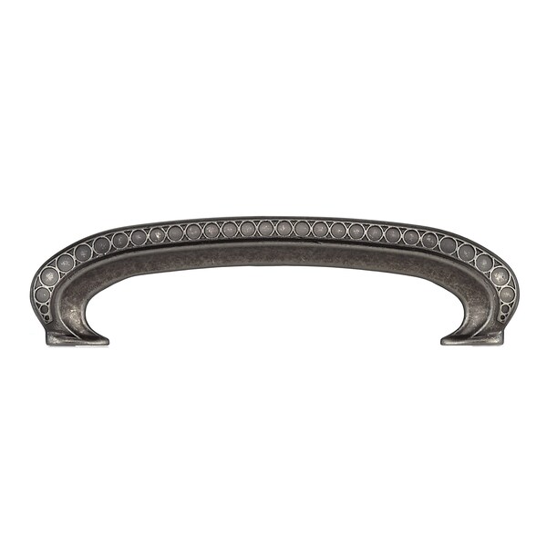 Richelieu 3 3/4 in (96 mm) Center-to-Center Pewter Traditional Drawer Pull - BP80977142