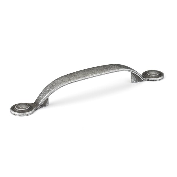 Richelieu 3-3/4 in. (96 mm) Center-to-Center Natural Iron Traditional Drawer Pull - BP288996903