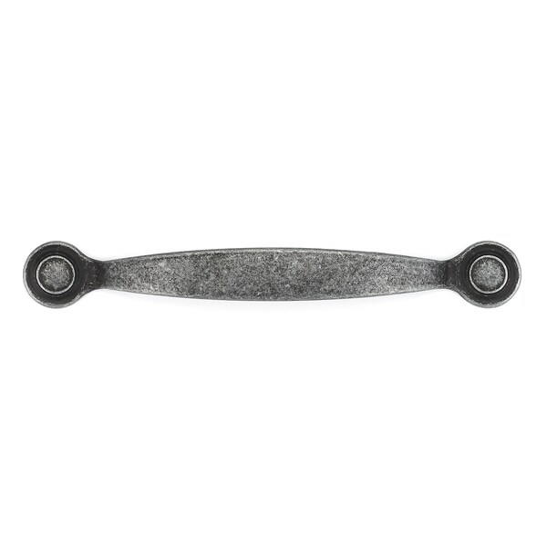 Richelieu 3-3/4 in. (96 mm) Center-to-Center Natural Iron Traditional Drawer Pull - BP288996903