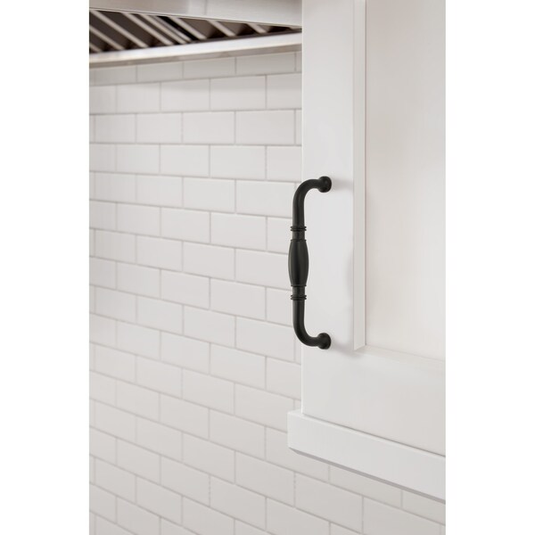 Amerock Granby 5-1/16 in 128 mm Center-to-Center Matte Black Cabinet Pull - BP55244FB