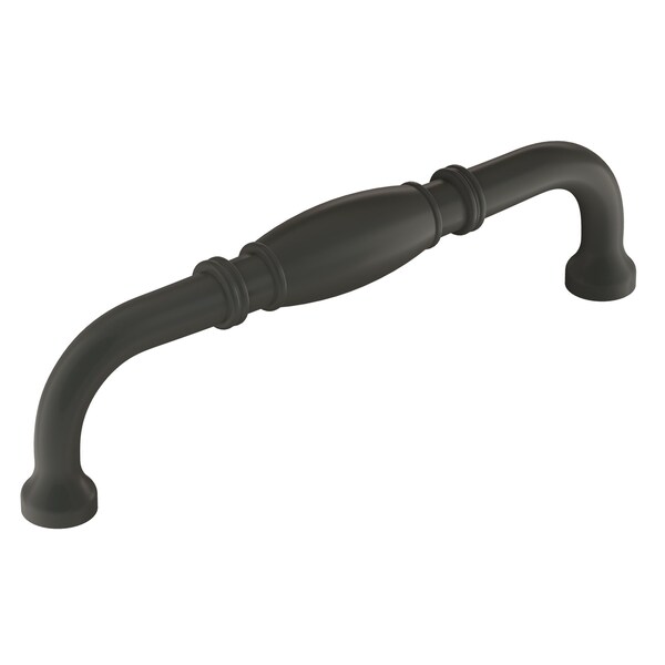 Amerock Granby 5-1/16 in 128 mm Center-to-Center Matte Black Cabinet Pull - BP55244FB