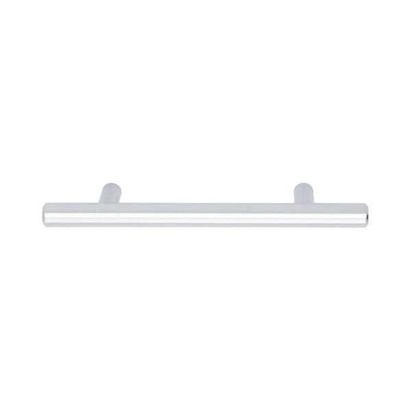 South Main Hardware Euro Bar Cabinet Handle (1/2" Diameter), 6.13" Length (3.75" Hole Center), Polished Chrome, 10PK - SH890-PC-10