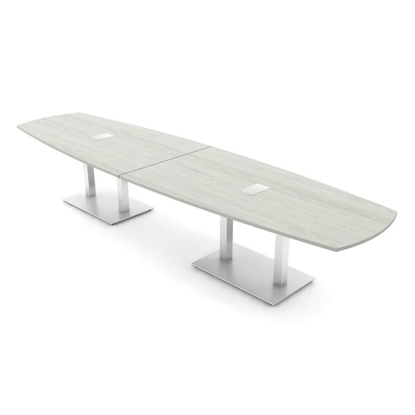 Skutchi Designs Arc Boat 45 in W, 168 in L, Ivory - HAR-ABOT-48X168-DOU-K458-ESIL