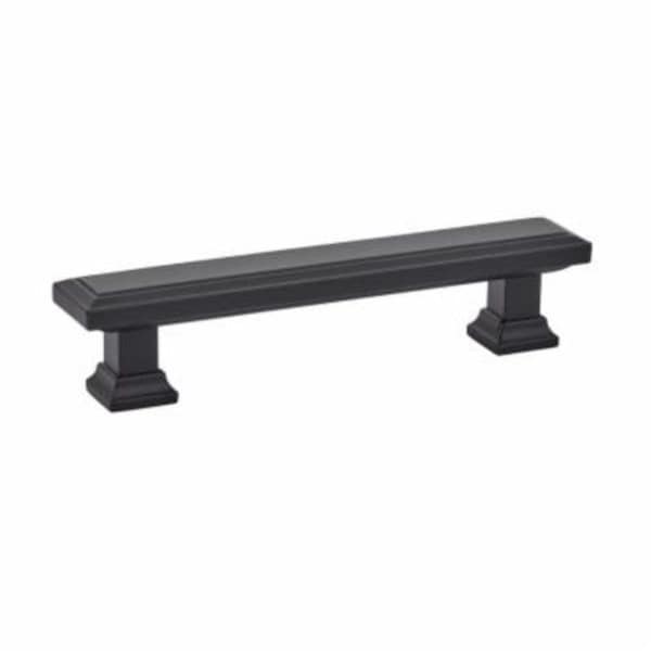 Vecindario 10 in. Geometric Center to Center Cabinet Pull, Flat Black - VE3855117
