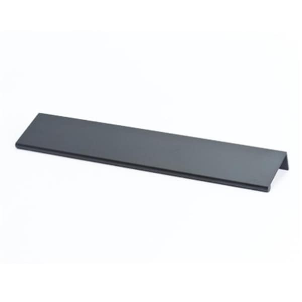 Hd BE1068 4055 Berenson 9 in. Longctr Pull Finger; Bravo Satin Black - BE1068 4055