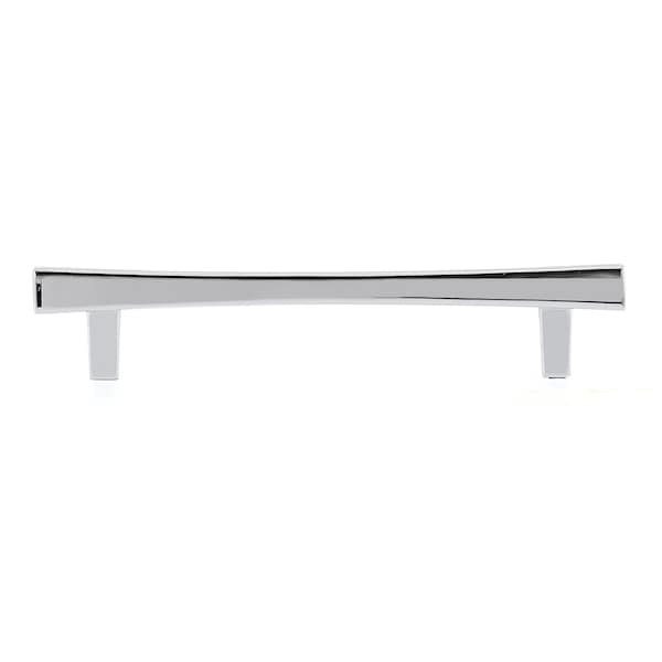 Richelieu 5-1/16 in. (128 mm) Center-to-Center Chrome Transitional Drawer Pull - BP7227128140