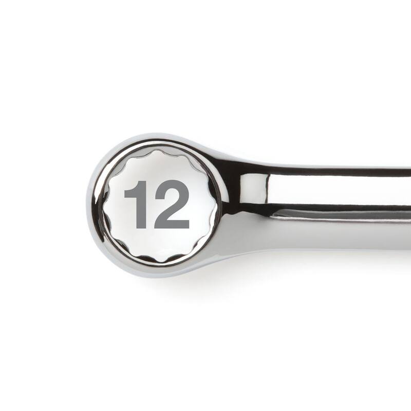TEKTON 7/16 in. Stubby Combination Wrench - 18046