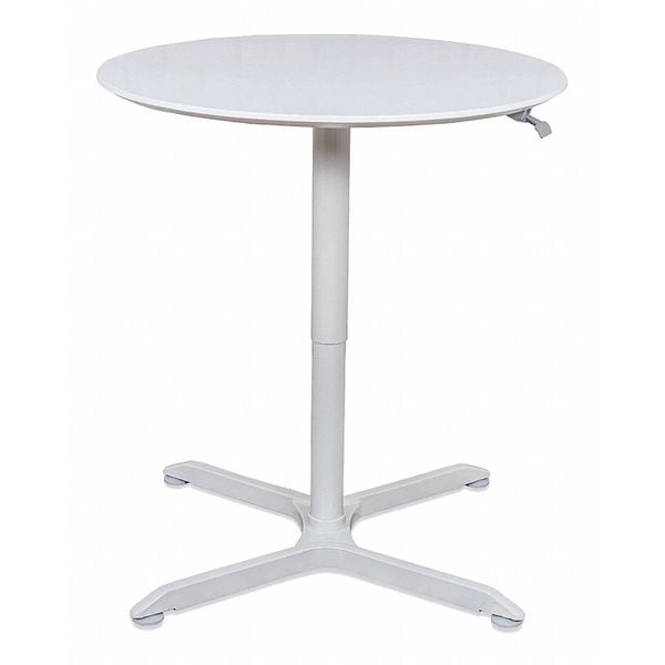 Luxor Pneumatic Adj. Table, 36" H, Round - LX-PNADJ-36RD